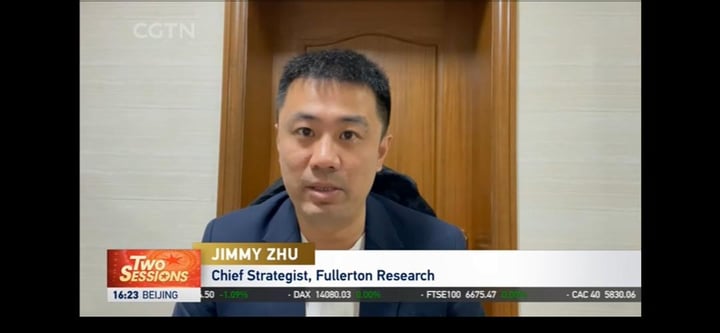 Jimmy Zhu LIVE On CGTN 4 March 2021