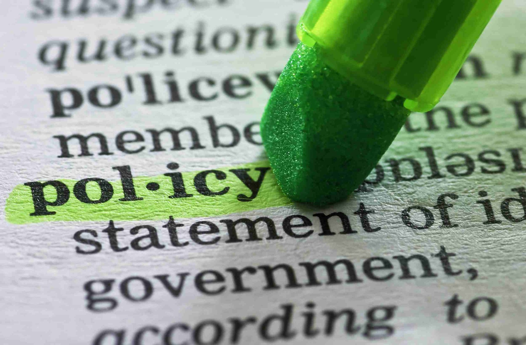 What Should A Policy Document Include