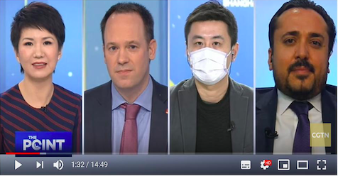 Jimmy Zhu LIVE On CGTN 14 February 2020