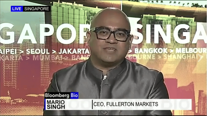 Mario Singh LIVE on Bloomberg TV 27 January 2017