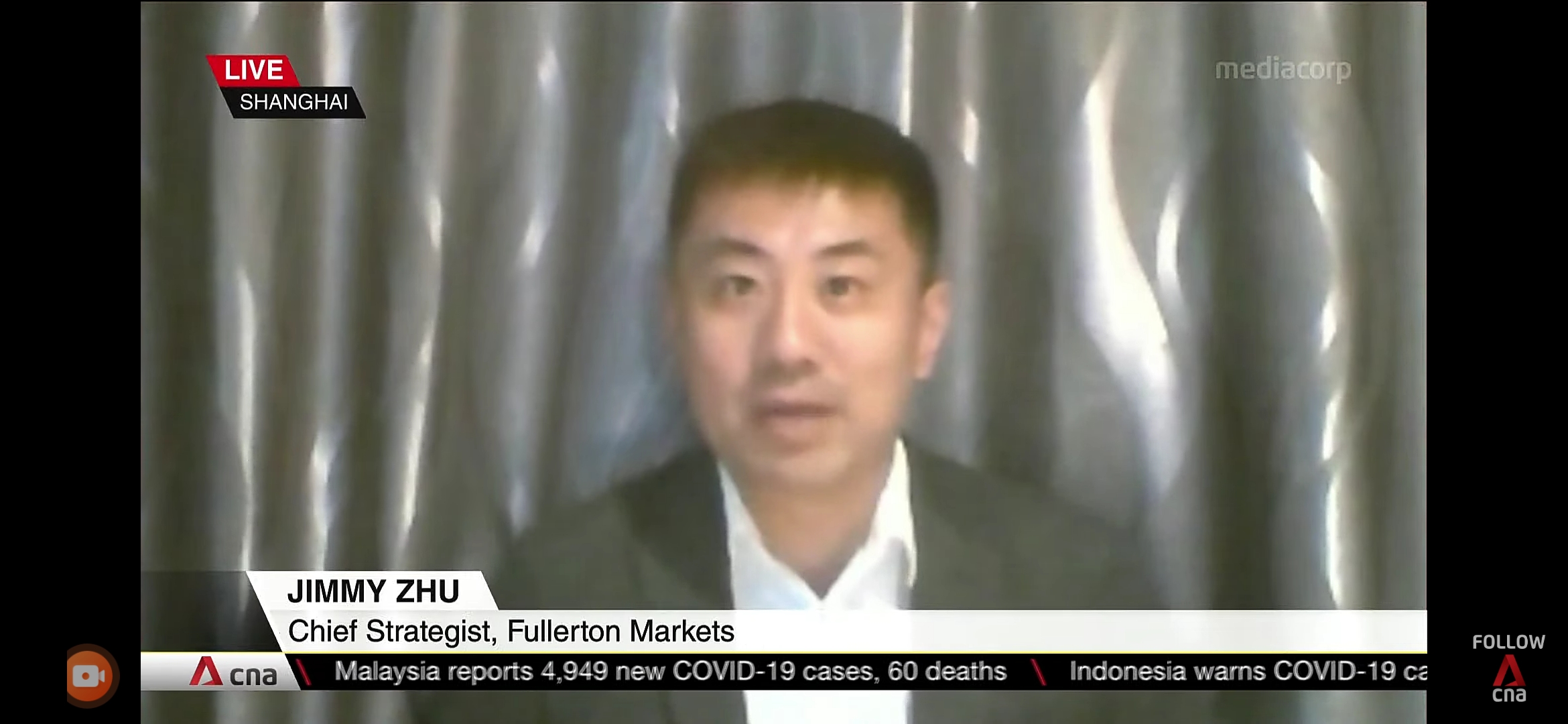 Jimmy Zhu LIVE On CNA 15 June 2021