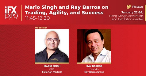 Mario Singh and Ray Barros Talk Trading at iFX EXPO Asia Stage